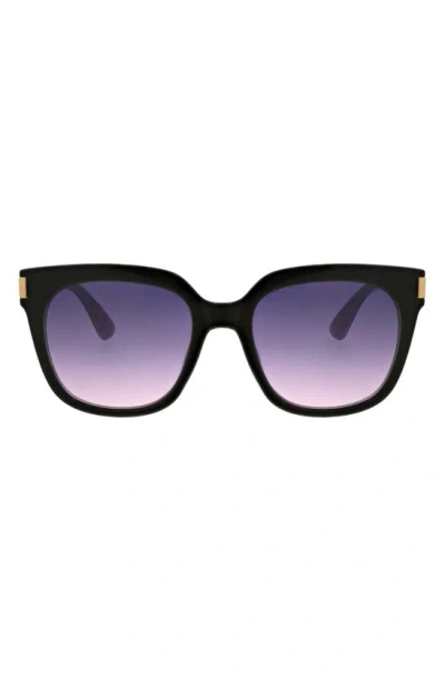 Shop Bcbg 54mm Classic Square Sunglasses In Black