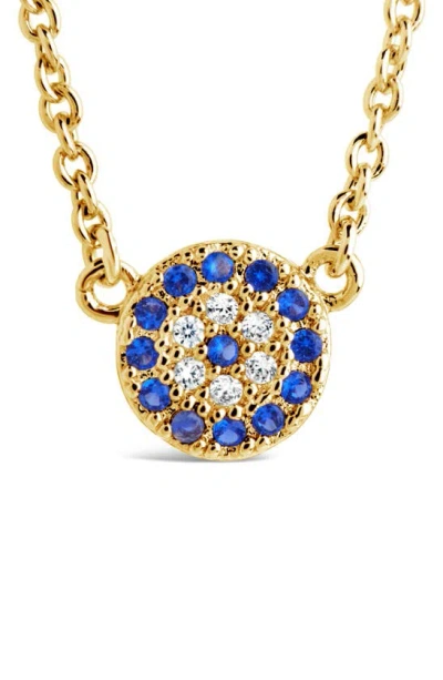 Shop Sterling Forever Atlas Cz Evil Eye Pendant Necklace In Gold