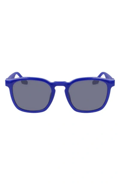 Shop Converse Restore 52mm Square Sunglasses In Milky  Blue