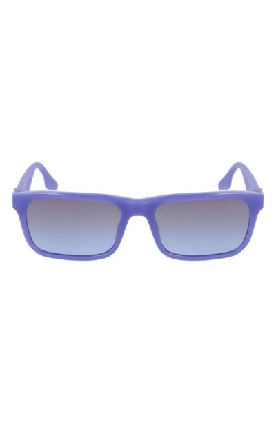 Shop Converse Restore 54mm Rectangular Sunglasses In Milky Ultraviolet