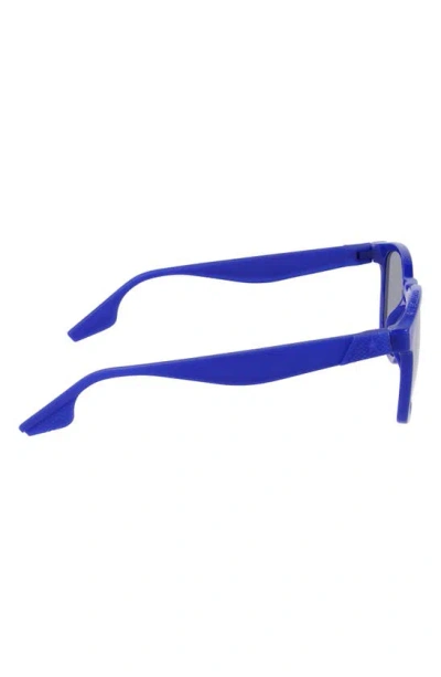 Shop Converse Restore 52mm Square Sunglasses In Milky  Blue