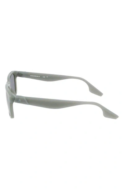 Converse Restore 54mm Rectangular Sunglasses In Milky Summit Sage