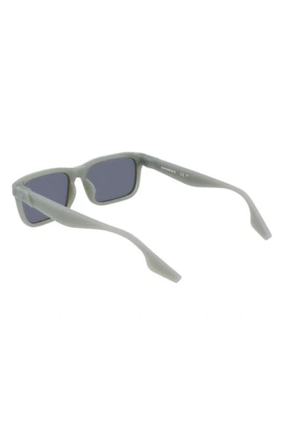 Shop Converse Restore 54mm Rectangular Sunglasses In Milky Summit Sage