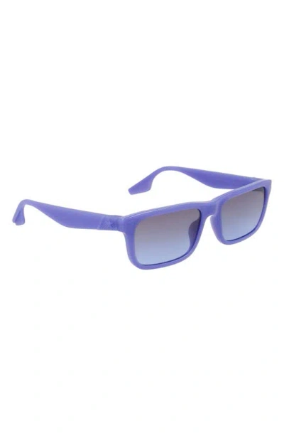 Shop Converse Restore 54mm Rectangular Sunglasses In Milky Ultraviolet