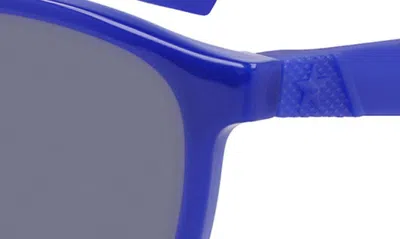 Shop Converse Restore 52mm Square Sunglasses In Milky  Blue