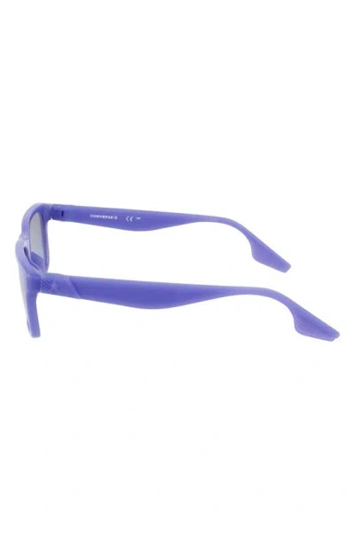 Shop Converse Restore 54mm Rectangular Sunglasses In Milky Ultraviolet