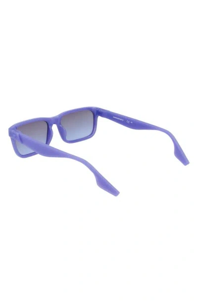 Shop Converse Restore 54mm Rectangular Sunglasses In Milky Ultraviolet