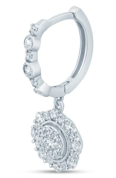 Zac Posen Truly  Diamond Dangle Earrings In White