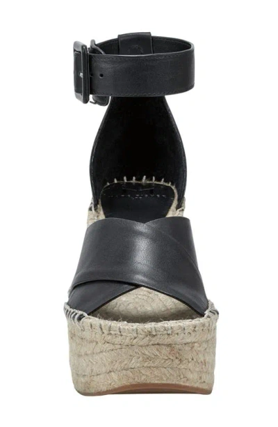 Shop Marc Fisher Ltd Able Platform Wedge Sandal In Black