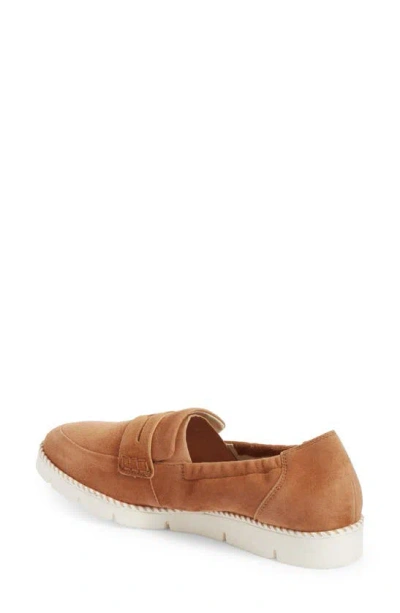 Shop Paul Green Sally Penny Loafer In Sisal Suede