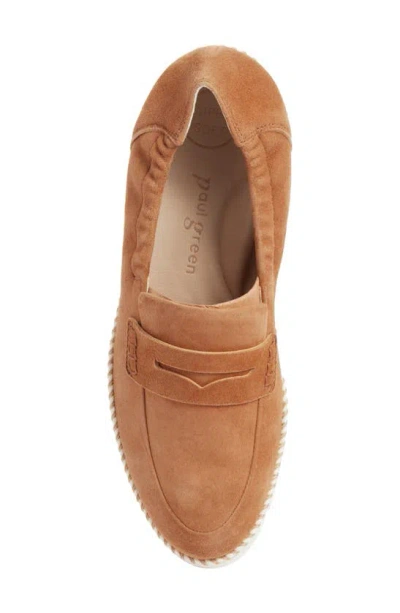 Shop Paul Green Sally Penny Loafer In Sisal Suede