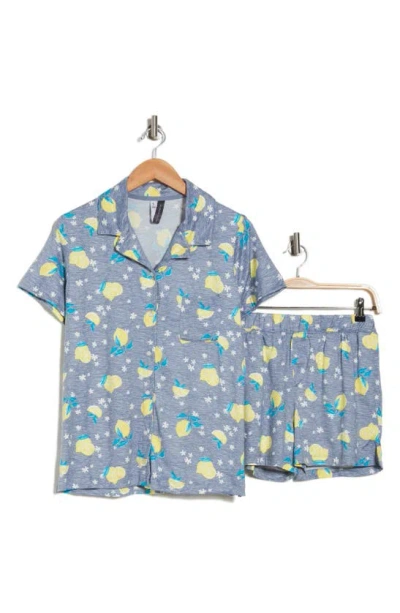 Shop Jaclyn Print Short Pajamas In Tuscan Lemons Tradewind