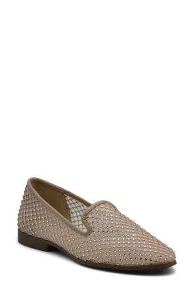 Shop Charles By Charles David Forrest Rhinestone Mesh Loafer In Linen-mesh