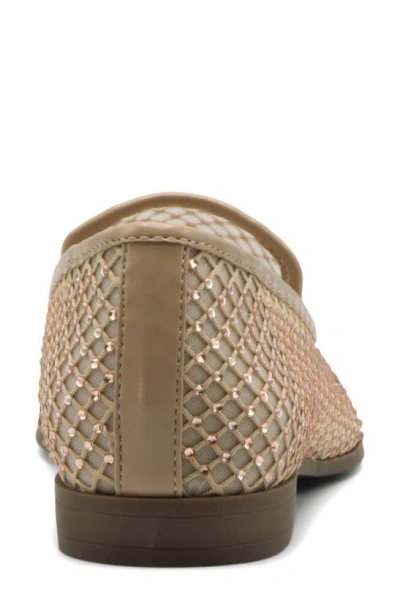 Shop Charles By Charles David Forrest Rhinestone Mesh Loafer In Linen-mesh