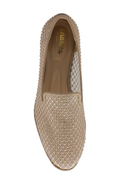 Shop Charles By Charles David Forrest Rhinestone Mesh Loafer In Linen-mesh