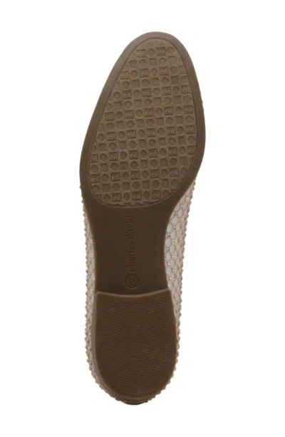 Shop Charles By Charles David Forrest Rhinestone Mesh Loafer In Linen-mesh