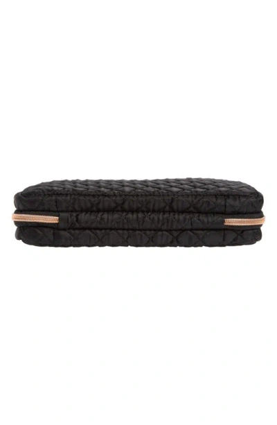 Mytagalongs Coco Quilt Hanging Cosmetic Case In Black