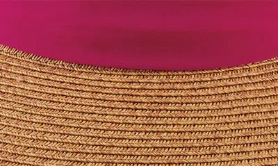 San Diego Hat Brunch Date Ribbon Hat In Fuschia