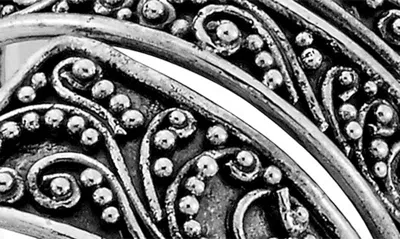 Samuel B. Bali Scroll Sterling Silver Wrap Bypass Ring In Silver