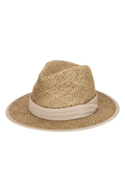 Shop San Diego Hat Seagrass Fedora In Natural