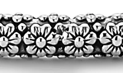 Shop Samuel B. Tulang Naga Flower Bar Bracelet In Silver