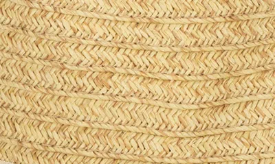 Shop San Diego Hat Ultrabraid Two-tone Raffia Rolled Brim Fedora In Mix Natural