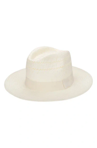 Shop San Diego Hat Paperbraid Fedora Hat In Ivory
