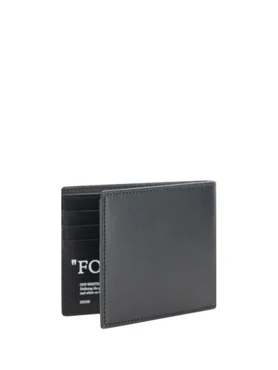 Shop Off-white Wallets In Black White