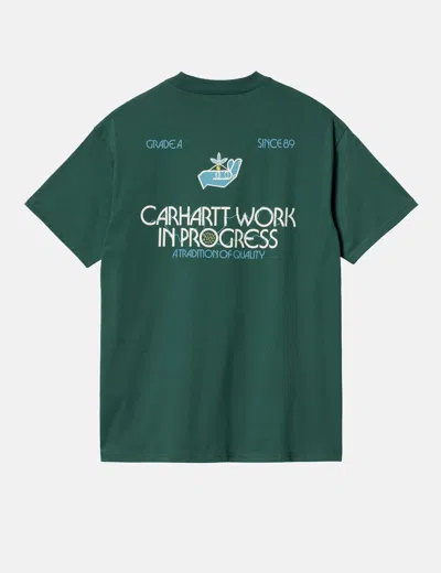 Shop Carhartt -wip Soil T-shirt (loose) In Green