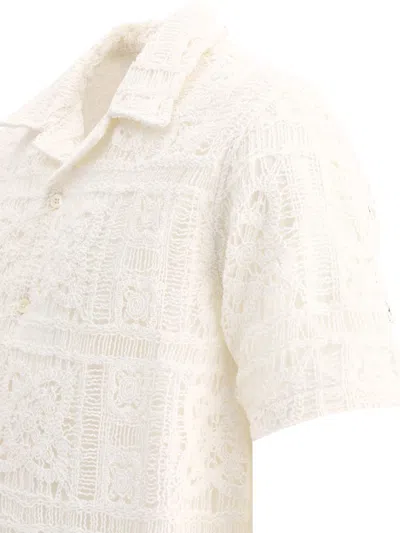 Shop Nn07 Nn.07 "julio Crochet" Shirt In White