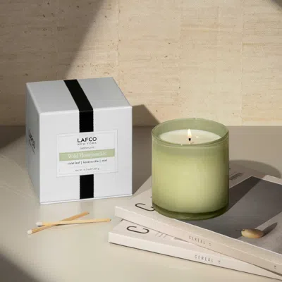 Lafco Wild Honeysuckle Candle In Signature