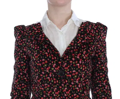 Shop Bencivenga Elegant Floral Two-piece Skirt Suit Women's Set In Multicolor