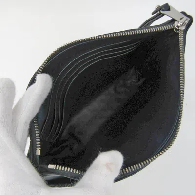 Shop Bottega Veneta Intrecciato Navy Leather Clutch Bag ()
