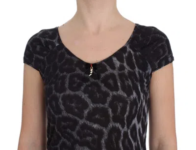 Shop Cavalli Chic Leopard Modal Top By Women's  In Gray