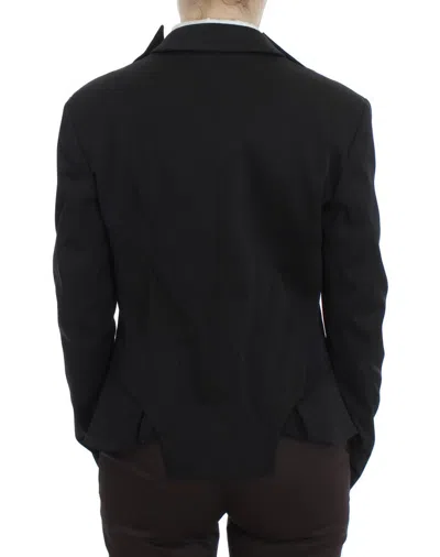 Exte Stretch Single Breasted Blazer Jacket In Black