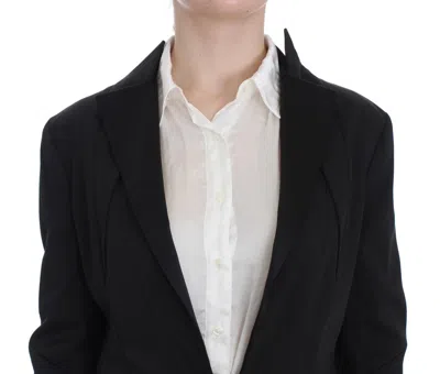 Exte Stretch Single Breasted Blazer Jacket In Black