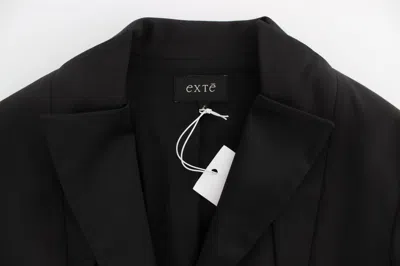 Exte Stretch Single Breasted Blazer Jacket In Black