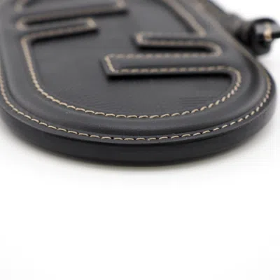 Shop Fendi Black Leather Shoulder Bag ()