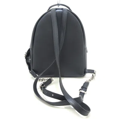 Shop Fendi By The Way Black Leather Backpack Bag ()