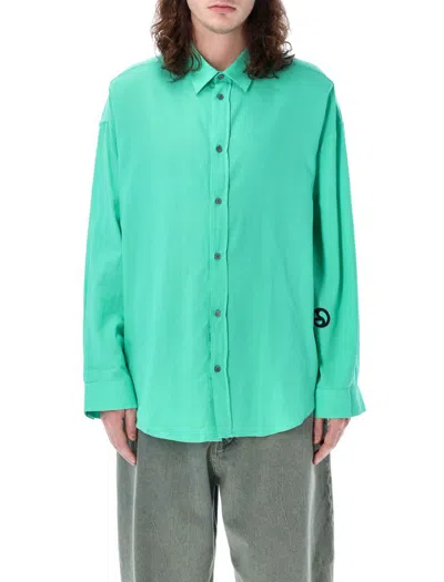 Shop Acne Studios Over Casual Shirt In Green