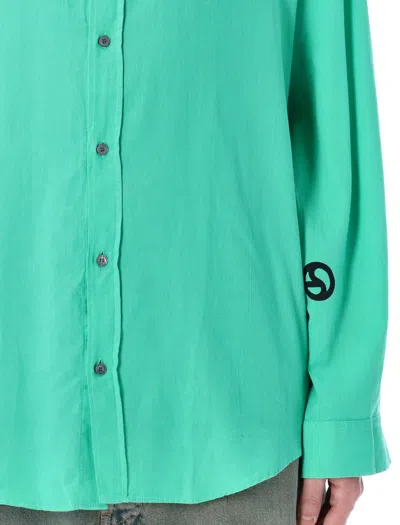 Shop Acne Studios Over Casual Shirt In Green