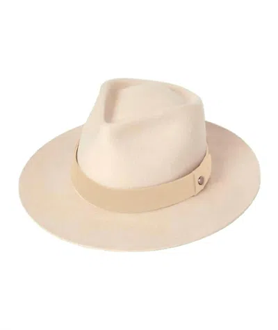 Shop Kooringal Women's Cara Wide Brim Fedora Hat In Nude In Brown