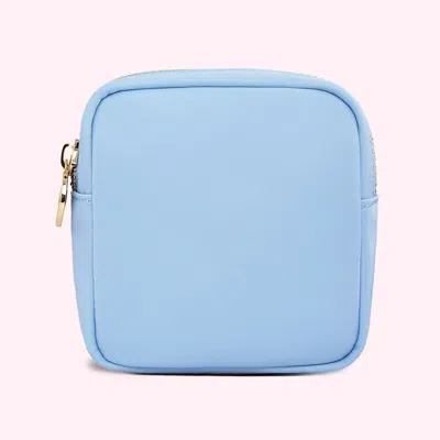 Shop Stoney Clover Lane Classic Mini Pouch In Periwinkle In Blue