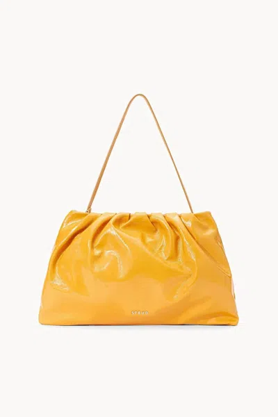 Shop Staud Women's Phoebe Leather Bag In Mango In Yellow