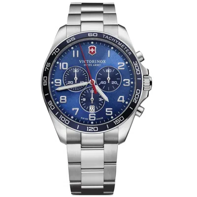 Shop Victorinox Men's Fieldforce Blue Dial Watch