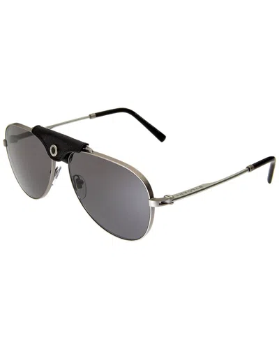 Shop Bulgari Men's Bv5061q 60mm Sunglasses In Black