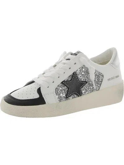 Shop Vintage Havana Jazmin Womens Unique Trademark Metallic Details Casual And Fashion Sneakers In White