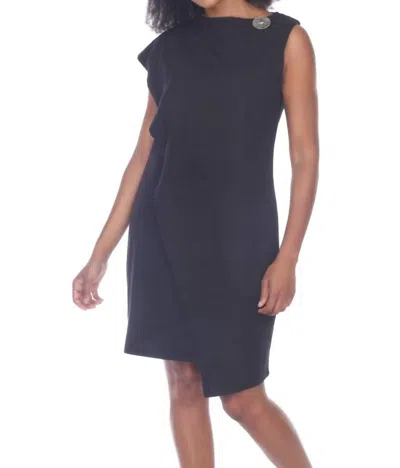 Neon Buddha On Deck Dress In Black In Black