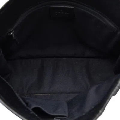 Shop Gucci Gg Canvas Black Canvas Shoulder Bag ()