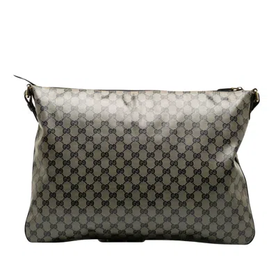 Shop Gucci Gg Crystal Navy Crystal Shoulder Bag ()